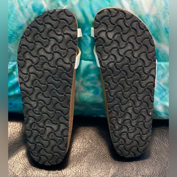 Birkenstock Piazza Sandals White Size 8/39 - Picture 6 of 6